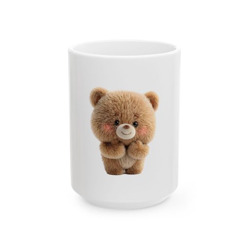 Cute Teddy Bear Ceramic Mug, Cute Coffee Cup, Adorable Gift for Teddy Bear Lovers - Image 5