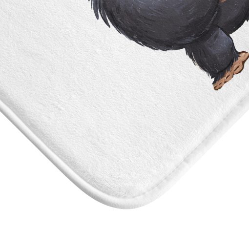Cartoon Gorilla with Arms Crossed Bath Mat - Fun Bathroom Decor - Image 2