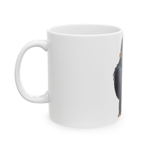 Cartoon Gorilla with Arms Crossed Ceramic Mug - Coffee Cup for Animal Lovers - Image 3