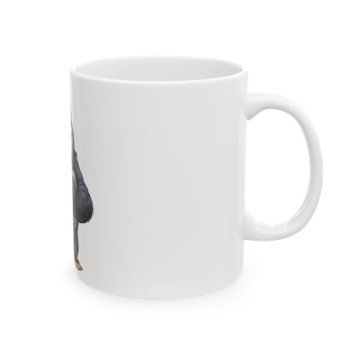 Cartoon Gorilla with Arms Crossed Ceramic Mug - Coffee Cup for Animal Lovers - Image 4