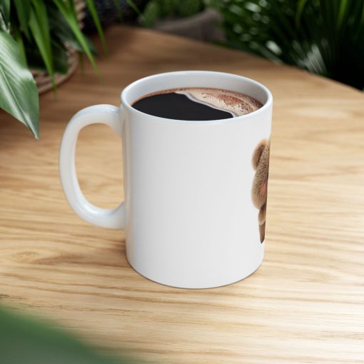 Cute Teddy Bear Ceramic Mug, Cute Coffee Cup, Adorable Gift for Teddy Bear Lovers - Image 2
