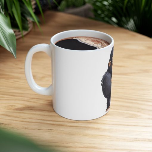 Cartoon Gorilla with Arms Crossed Ceramic Mug - Coffee Cup for Animal Lovers - Image 5