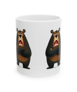 Fierce Angry Bear Ceramic Mug