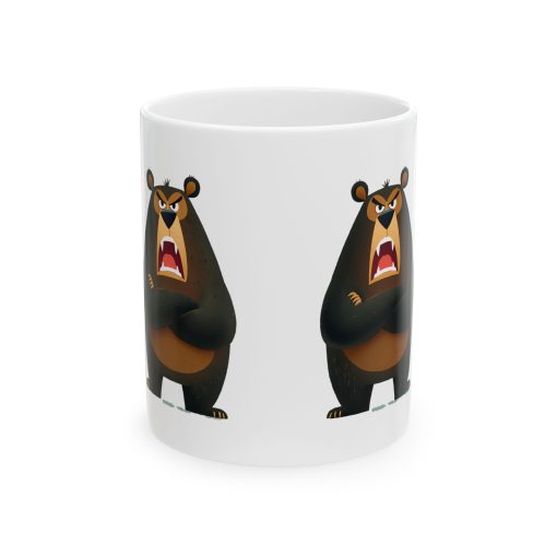 Fierce Angry Bear Ceramic Mug