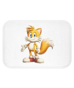 Sonic-Themed Bath Mat, Soft Bathroom Rug